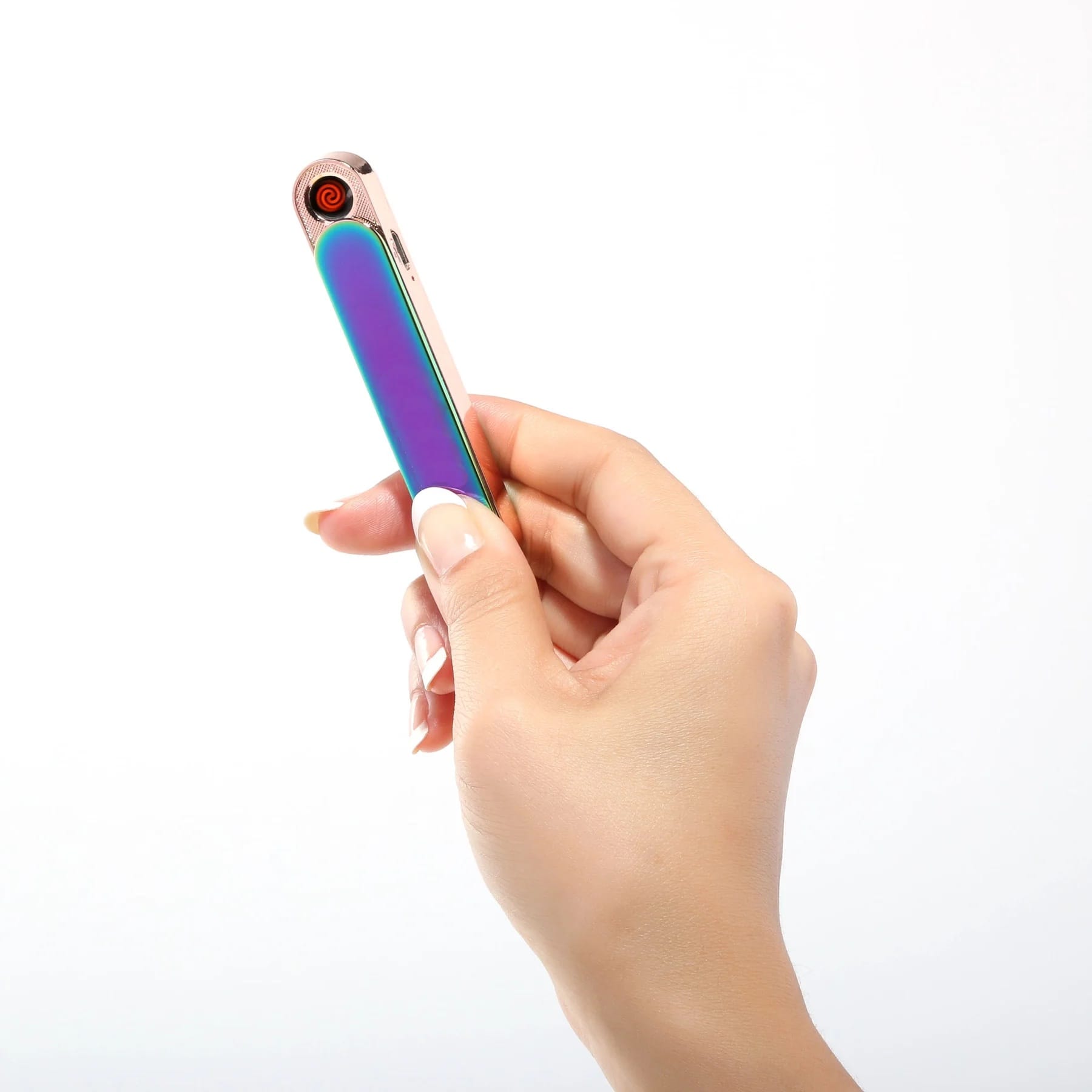 USB coil smoking lighter
Flameless fuel-free lighter
Retro coil pocket lighter