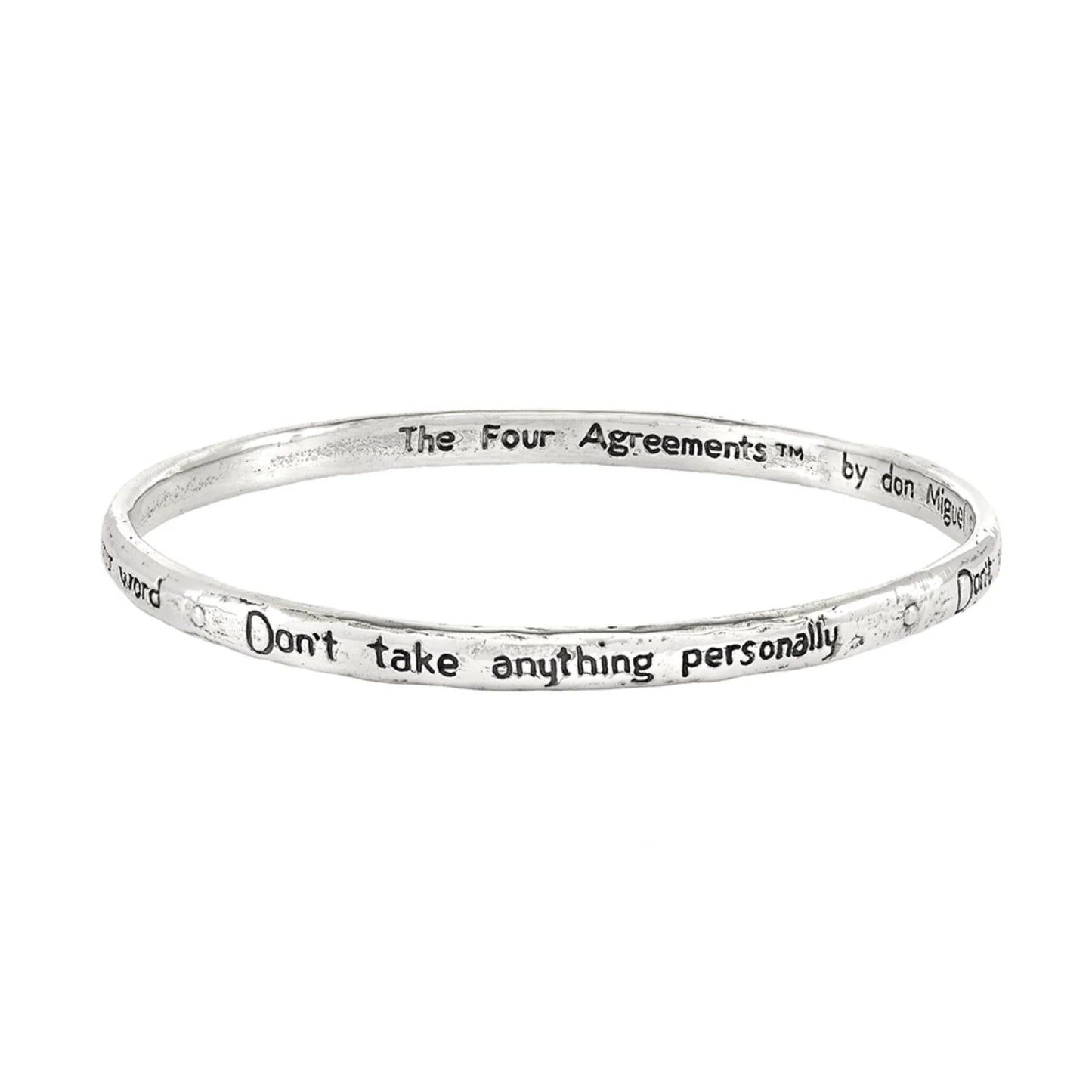 Four Agreements Bangle | Mindful Living Jewelry
