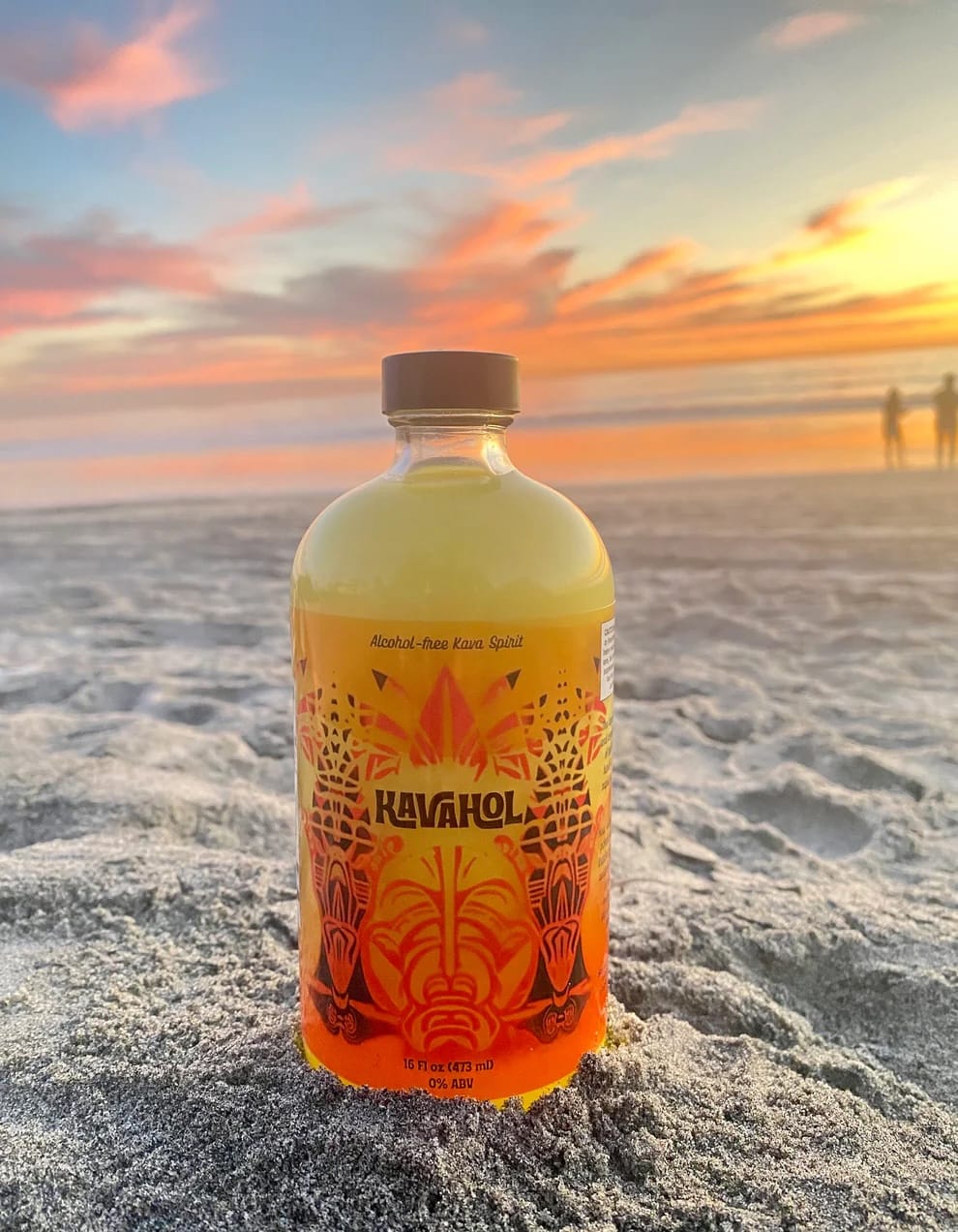 ginger kava beverage, kava mocktail mixer