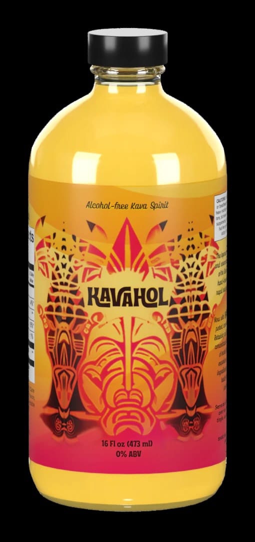 KAVAHOL alcohol-free kava spirit bottle