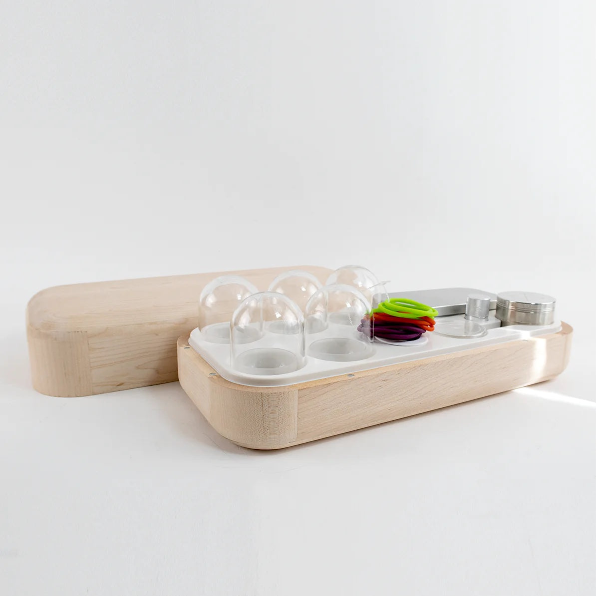 modern stash box, hydro bead system, locking stash box, cannabis accessories, high end stash box