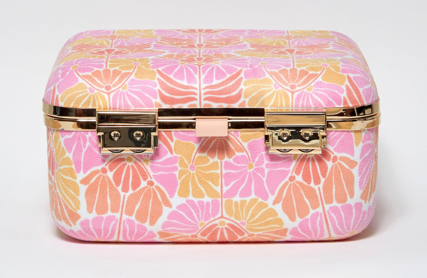 Vegan leather stash container
Pink soft-touch lockbox