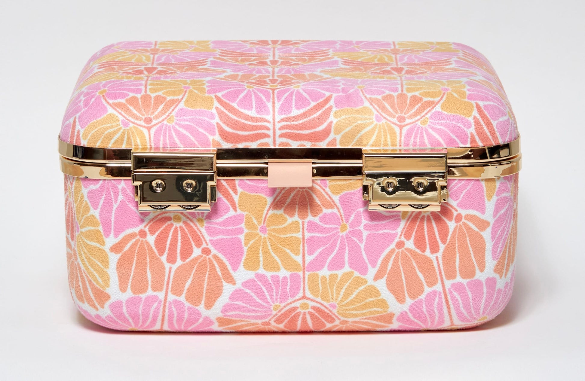 Vegan leather stash container
Pink soft-touch lockbox