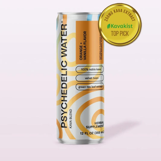 Bright citrus meets creamy vanilla in this sparkling kava drink. Low-calorie, vegan, and naturally euphoric — enjoy calm focus and feel-good vibes without alcohol.