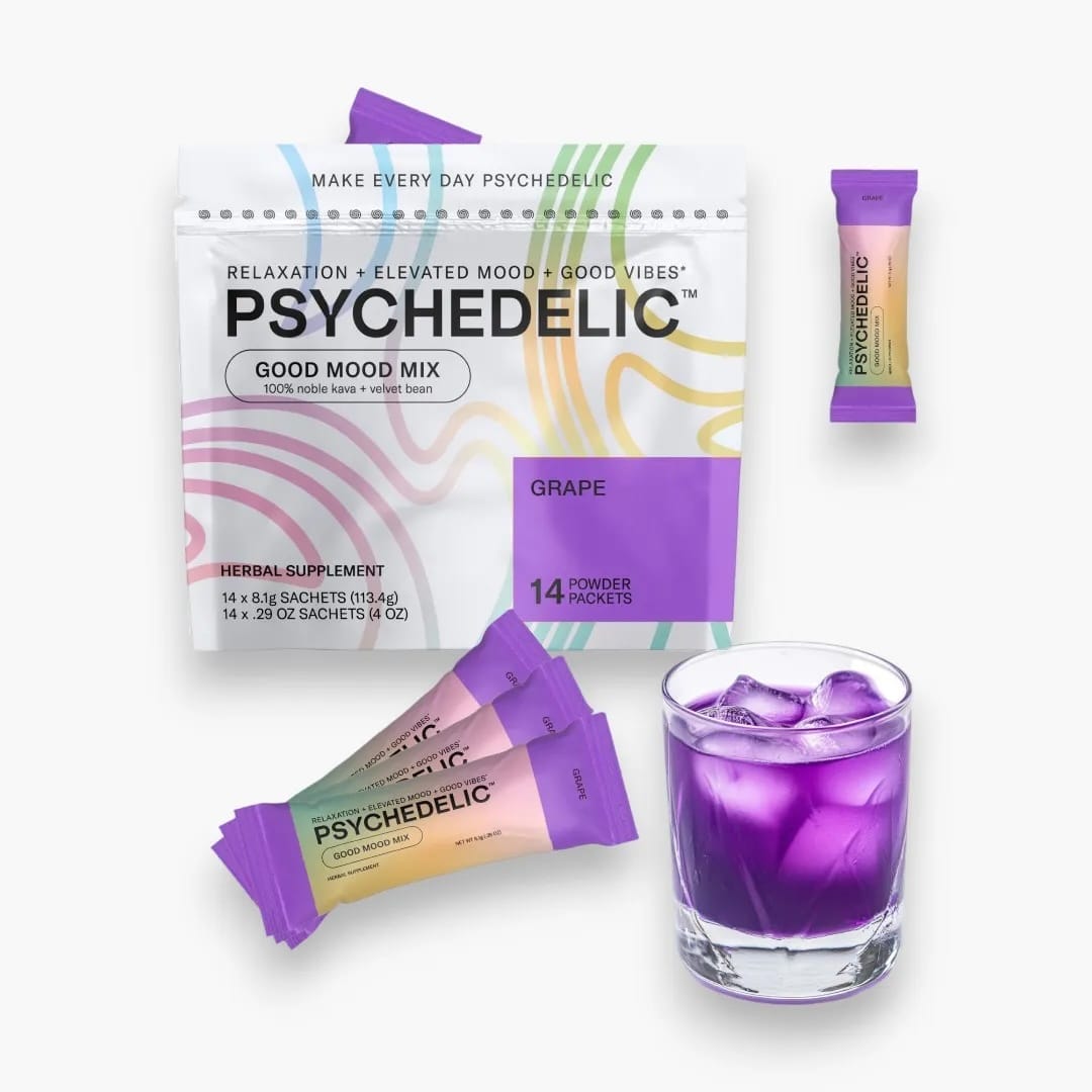 Good Mood Kava Mix | Grape Drink with 250mg Kava