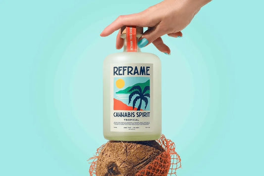 Reframe cannabis spirit, THC beverage