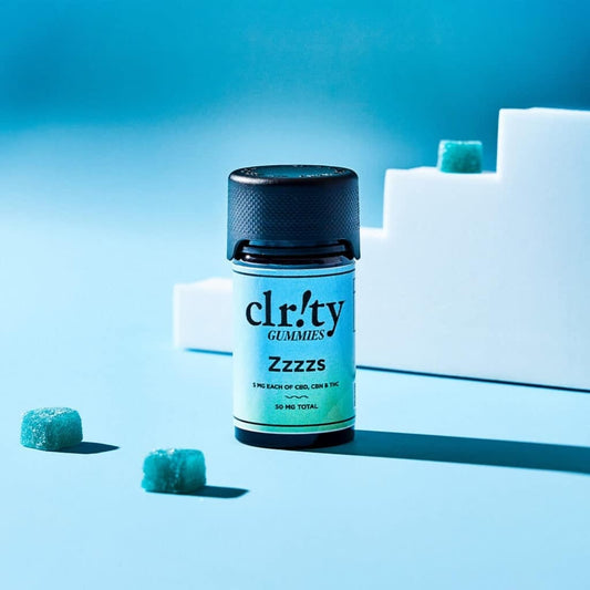 clr!ty Zzzz Gummies – 5mg THC, CBD & CBN