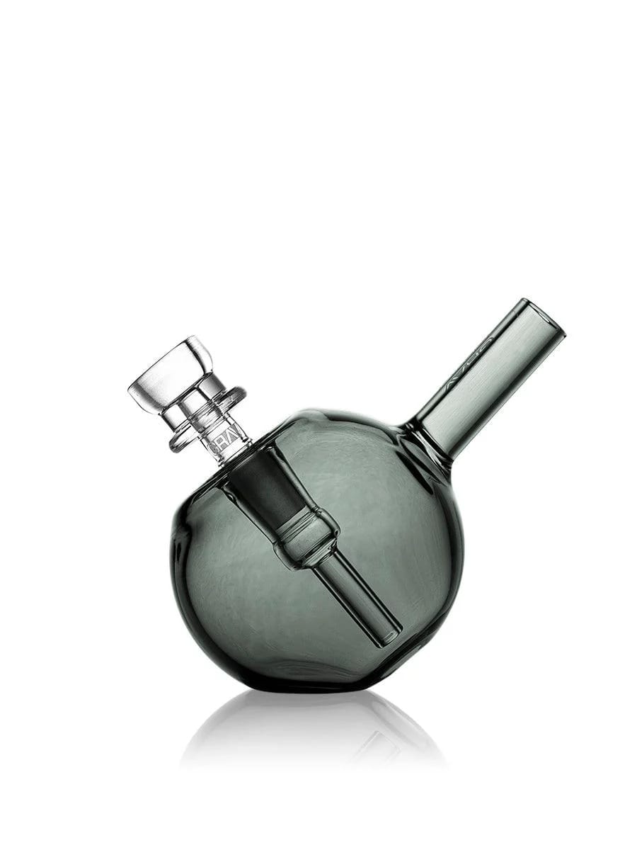 GRAV Spherical Pocket Bubbler, GRAV mini bubbler, GRAV pocket bubbler, 3 inch glass bubbler, small glass water pipe, GRAV dab rig, compact bong, GRAV 10mm bowl, travel bubbler, GRAV glass collection