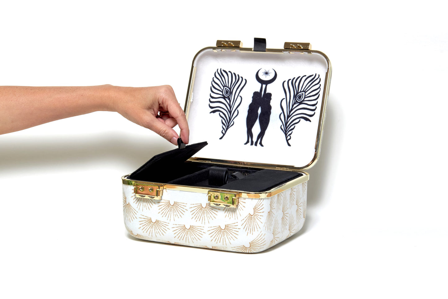 Soft-touch stash container
Cosmic themed storage box
