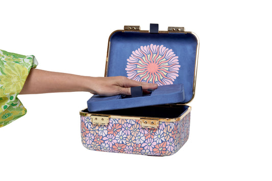 Mellow Meadow stash box

Snugbox retro storage

Smell-proof lockbox suede

Floral cannabis storage box

Dual combo lock stash case

Vegan leather storage organizer

Boho stash box with charger

Psychedelic interior lockbox

Secure herb jewelry box

Removable tray stash organizer
