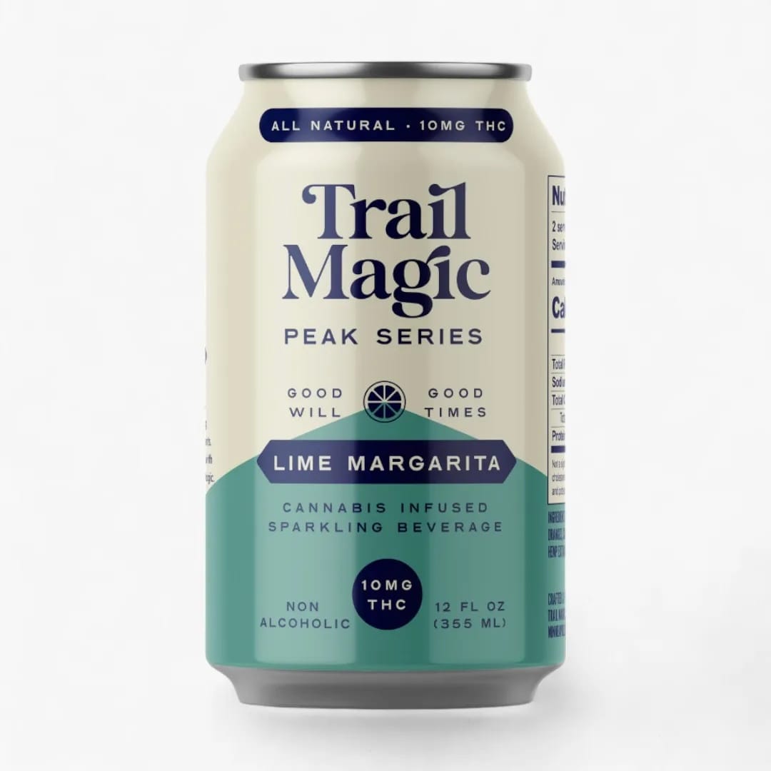 Trail Magic Lime Margarita – THC Sparkling Drink 10 mg