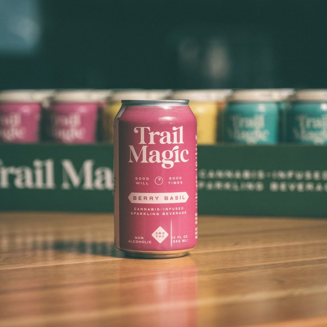 Trail Magic drink, THC sparkling drink