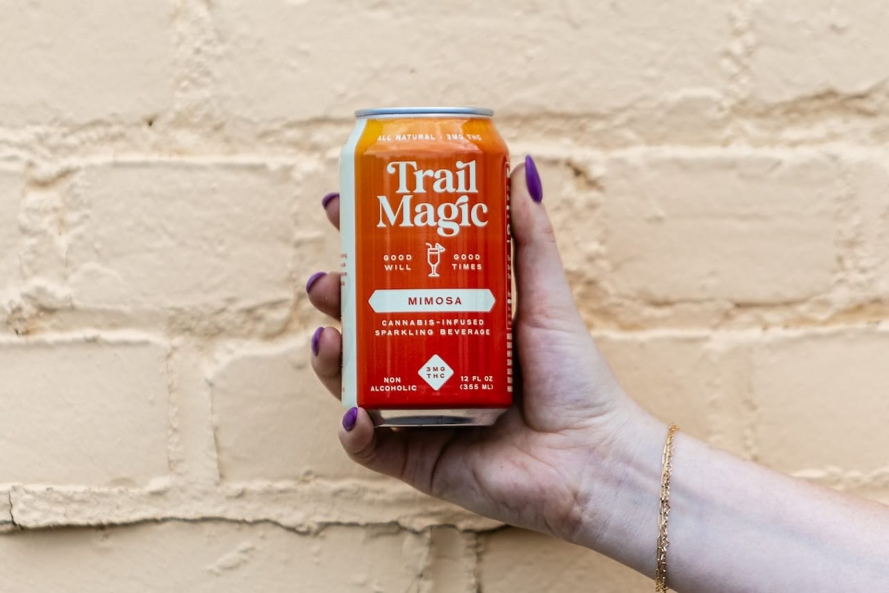 Trail Magic drink, THC mimosa