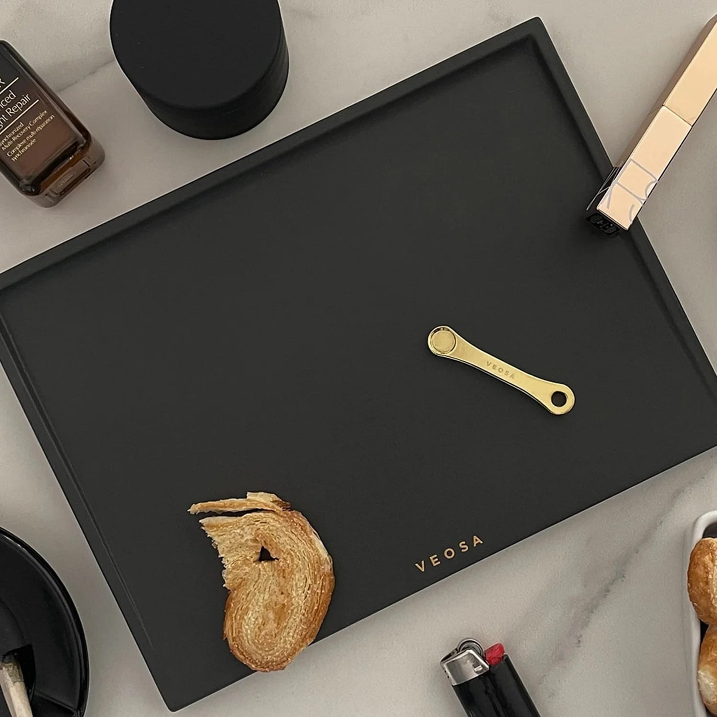 minimalist smokeware, luxury rolling tray