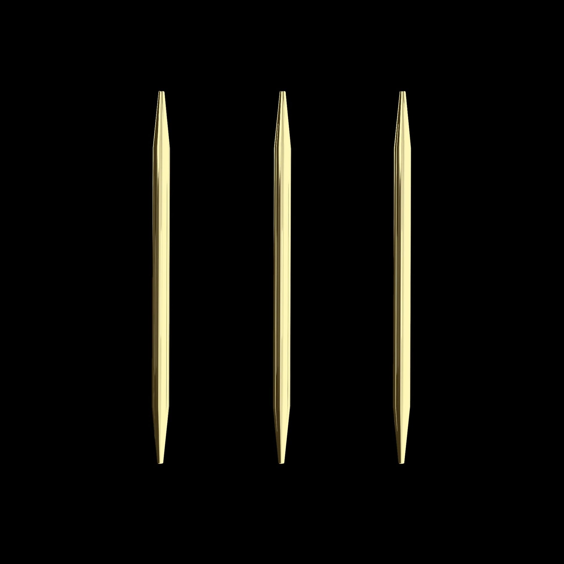 cannabis packing tool, reusable poking tool, luxury smokeware - gold