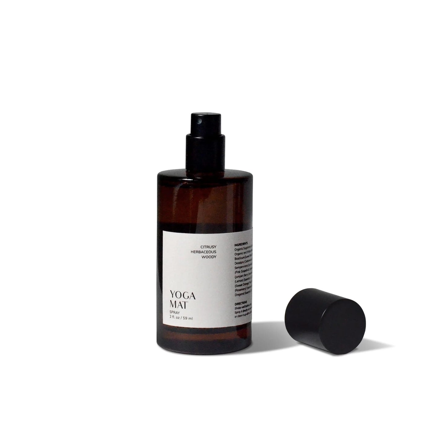 non-toxic yoga accessory, citrus herbal spray, meditation mat spray, natural yoga essentials